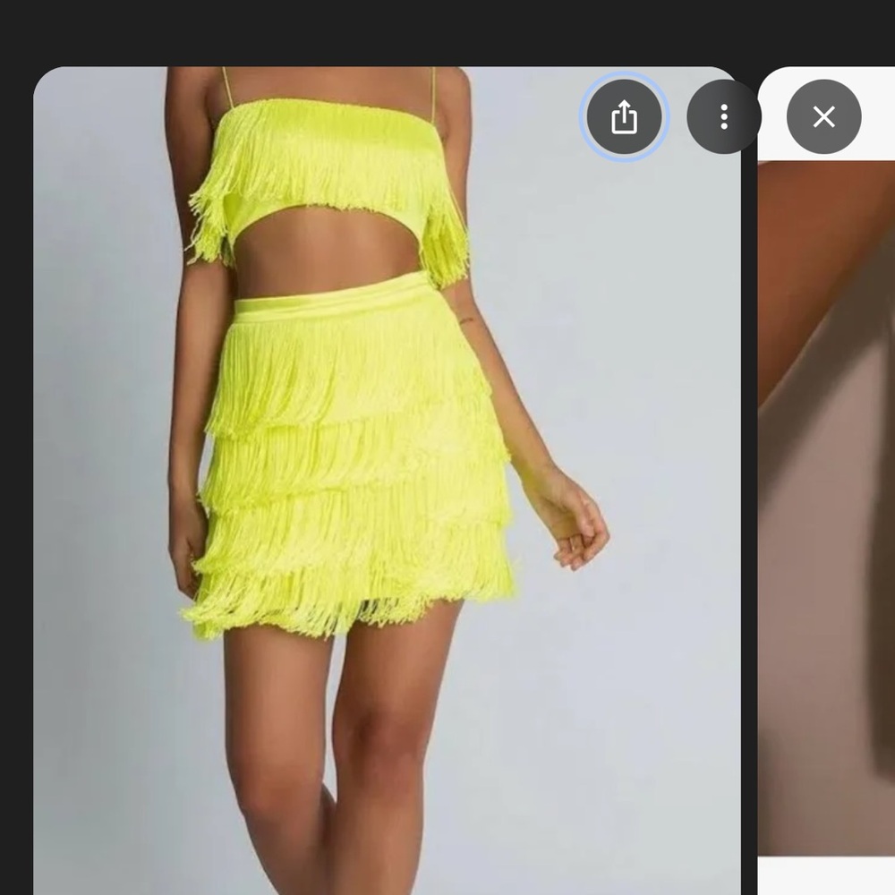 Meshki Bright Yellow Skirt